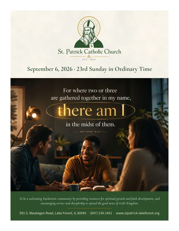 Cover of the September 6, 2026 bulletin