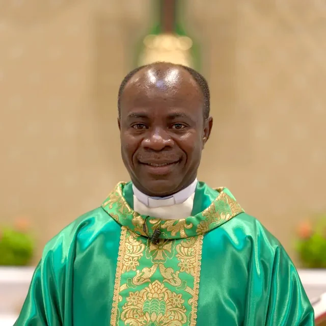 Fr. Patrick Kizza, pastor of St. Patrick Catholic Church